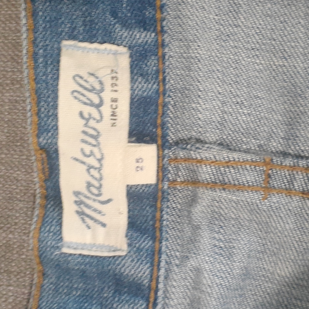 Madewell  cuff  jeans shorts size 25 - Picture 4 of 8
